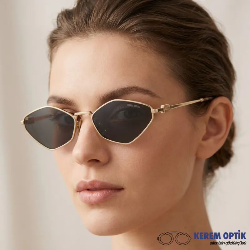 MIU MIU KADIN METAL G�NE� G�ZL��� MU56ZS ZVN5S0