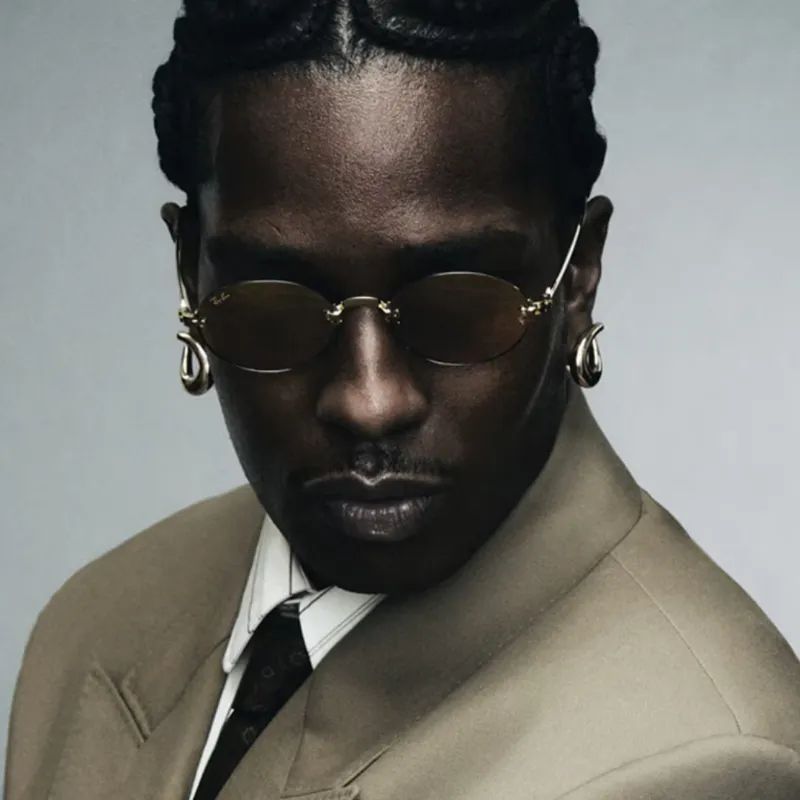 RAY-BAN ASAP ROCKY METAL UNISEX G�NE� G�ZL��� RB3929 001/71