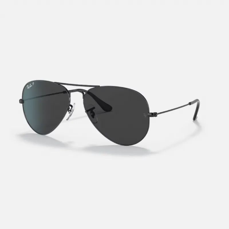 RAY-BAN AVIATOR CLASSIC UNISEX POLARZE METAL GNE GZL RB3025 002/48