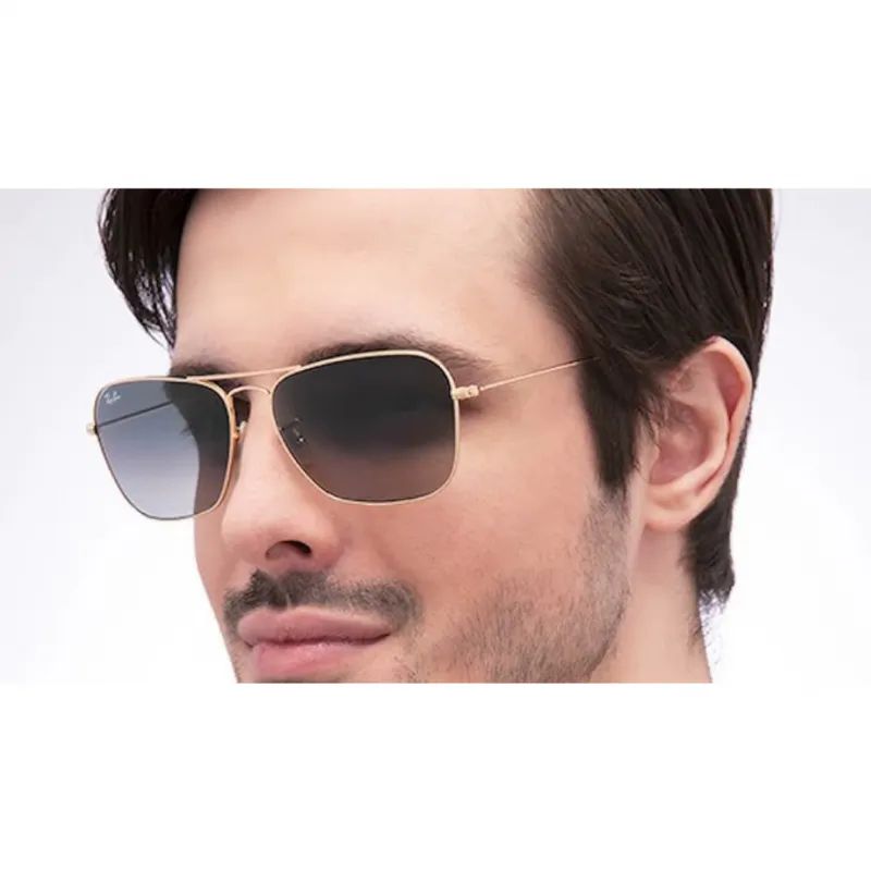 RAY-BAN CARAVAN UNISEX METAL G�NE� G�ZL��� RB3136 181/71
