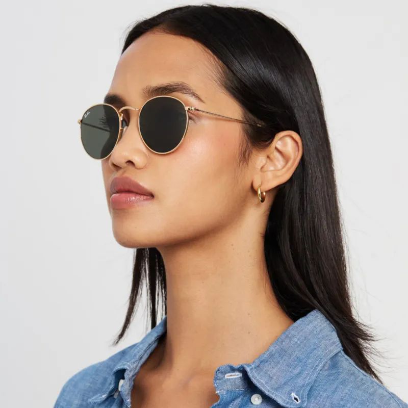 RAY-BAN ROUND METAL UNISEX G�NE� G�ZL��� RB3447 9277B1