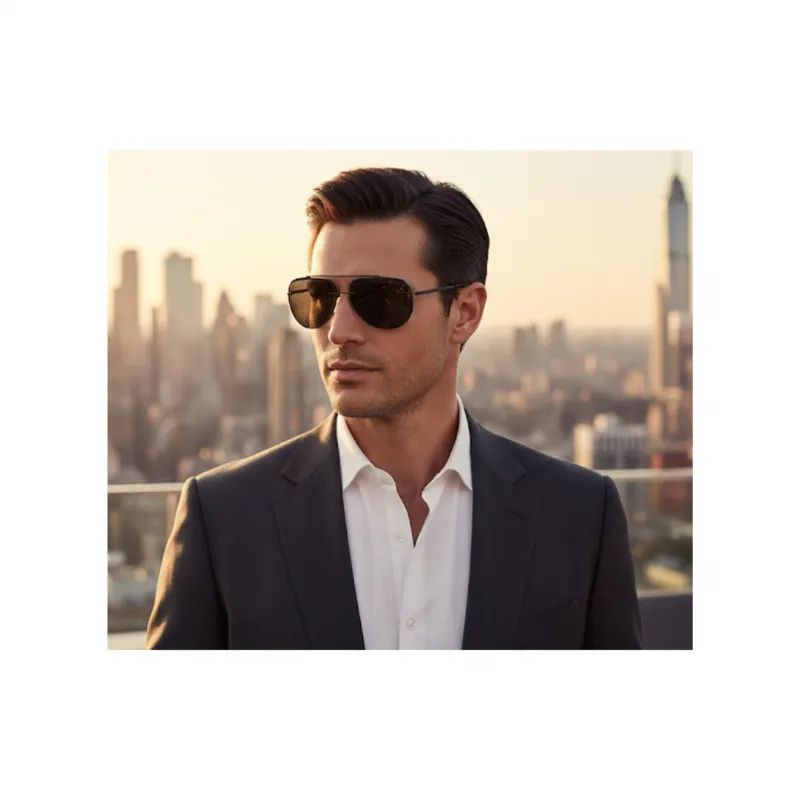 S�LHOUETTE ERKEK T�TANYUM ACCENT SHADES POLAR�ZE G�NE� G�ZL��� 8719/75 9040