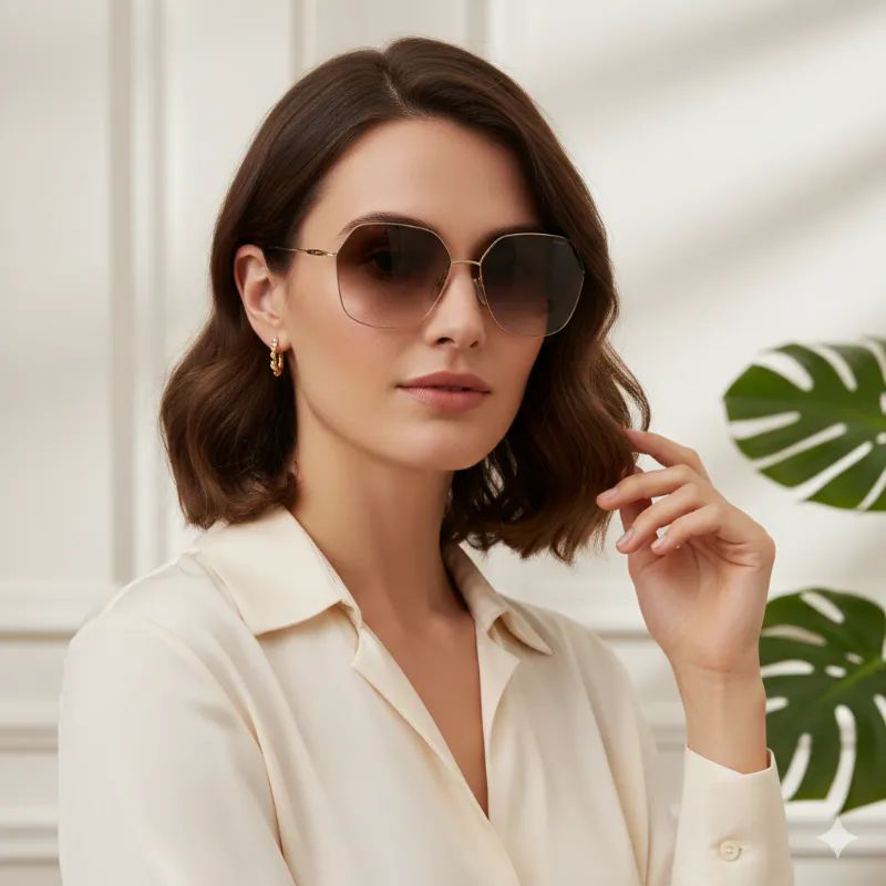 SILHOUETTE POBLENOU KADIN T�TANYUM POLAR�ZE G�NE� G�ZL��� 8737 75 7630