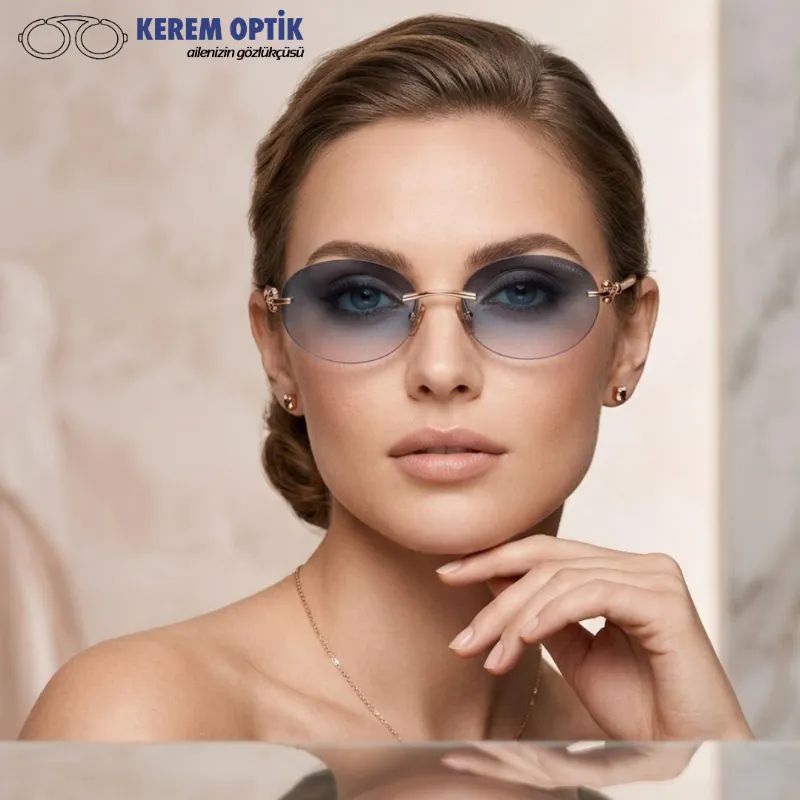 TIFFANY&CO. KADIN METAL G�NE� G�ZL��� TF3104D 621716